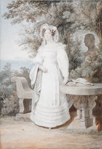 西班牙两西西里女王玛丽亚-伊莎贝拉的画像，1789-1848年，1825年