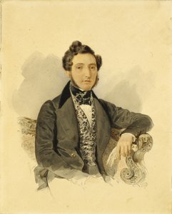 尼古拉-米哈伊洛维奇-多瑙罗夫1806-1849年肖像，1830年代
