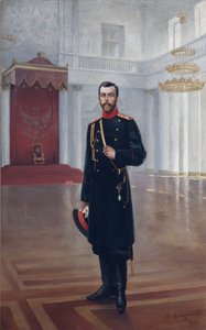 尼古拉二世皇帝肖像 1868-1918年，1898年 作者 亚历山大·彼得罗维奇·萨福诺夫