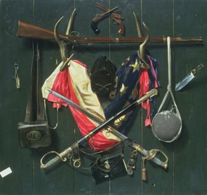 内战的象征，1888年 作者 亚历山大·波普