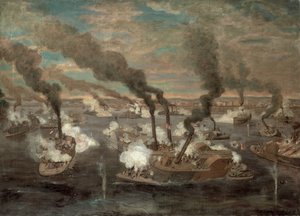1862年6月6日田纳西州孟菲斯大海战役 作者 亚历山大·辛普洛