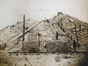 准备建造苏维埃宫的地方，约1931年。 作者 亚历山大·季莫费耶维奇·列别杰夫
