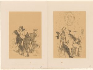 两组男子 作者 Cornelis Troost