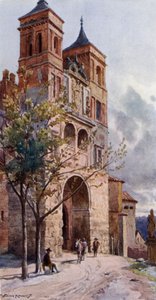 Puerta Del Cambron, Toledo (colour litho)