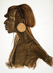 Mutila，MGogo（多多马），来自非洲的卡通和绘画，在雪铁龙中心非洲探险队执行，第二次任务哈佛特奥杜 - 杜布勒伊，酒吧。巴黎，1927年