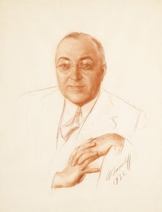 Boris Alexandrovich Bakhmeteff肖像1880-1951，1935年