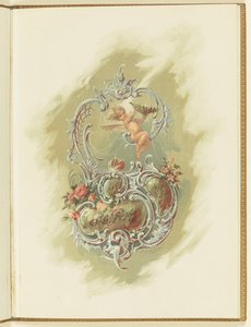 马里乌斯-佩蒂帕和里卡多-德里戈的芭蕾舞剧《La Perle》节目单，1896年。 作者 亚历山大·冯·霍恩