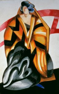 为莫斯科卡梅尔尼剧院演出的护士塑像，1921年5月17日 作者 亚历山德拉·亚历山德罗夫娜·埃克斯特