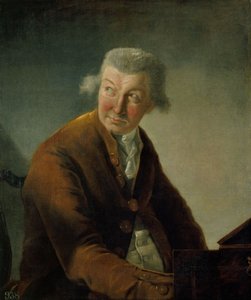 卡尔-弗里德里希-阿贝尔的画像 1723-1787年 作者 亚历山大·奥古斯特·罗比诺