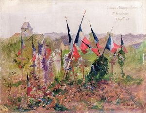 埃斯特奈墓地，一岁生日 作者 亚历山大·布洛赫（Alexandre Bloch）