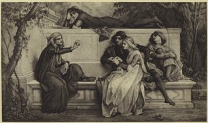 佛罗伦萨诗人（照相凹版） 作者 亚历山大·卡巴内尔（Alexandre Cabanel）