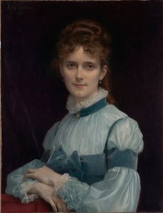 范妮-克莱普小姐肖像 作者 亚历山大·卡巴内尔（Alexandre Cabanel）