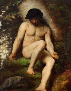 研究亚当为失落的天堂，c.1863 作者 亚历山大·卡巴内尔（Alexandre Cabanel）