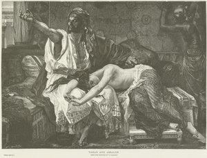 添马舰和押沙龙 作者 亚历山大·卡巴内尔（Alexandre Cabanel）