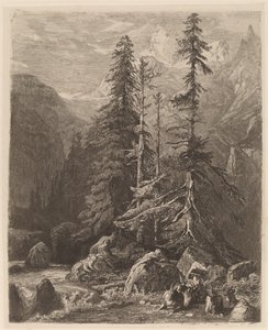 亚历山大-卡拉姆的《水彩画论》，I，pl.21 作者 亚历山大卡拉梅
