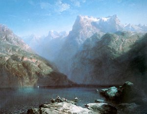 德语： Der Vierwaldstättersee (Symphonie en bleu)