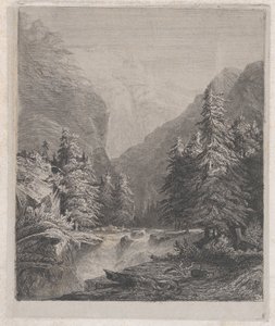 景观，19世纪。 作者 亚历山大卡拉梅