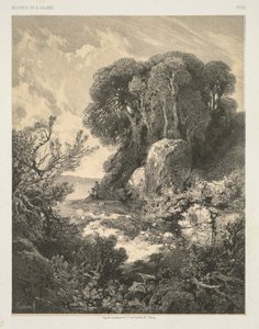卡拉梅（A. Calame）的作品：第52号。 作者 亚历山大卡拉梅