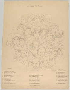 艺术家的聚会，1804年。 作者 亚历山大克莱门特