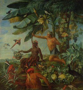 印度猎人和渔夫，1741年