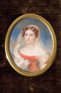 多利-德-菲克尔蒙伯爵夫人的画像 1804-1863年 作者 亚历山大·弗朗索瓦·路易·德·吉拉尔丹