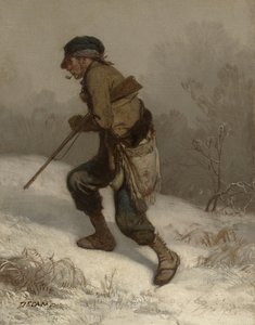 偷猎者，约1847年 作者 亚历山大·加布里埃尔·戴尚