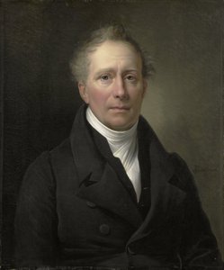 丹尼尔-弗朗西斯-沙斯（Daniel Francis Schas，1772-1848 年），1814-1820 年商业和殖民地委员会成员 作者 Alexandre Jean Dubois Drahonet（艺术家签名）