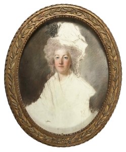 法国玛丽-安托瓦内特女王的肖像 1755-1793年，1791-1792年。