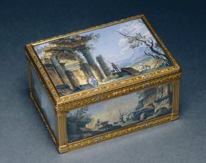 矩形盒，约1840-50年 作者 亚历山大·勒弗雷（Alexandre Leferre）