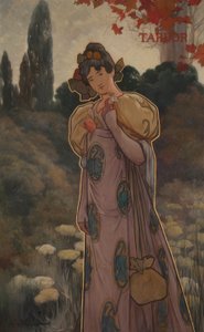 四季的装饰性吸顶灯：秋天（Tardor）。