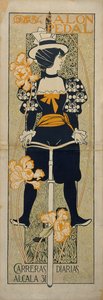 沙龙踏板广告海报，1897年