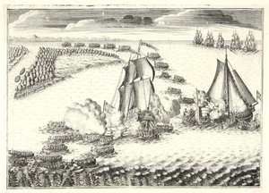 1703年5月18日，1720年代在内娃河口的战斗