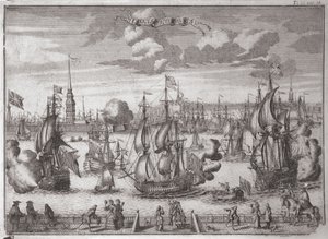 圣彼得堡风景，1727年