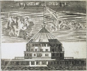 喀琅施塔得的Kronschlot堡垒，1717年 作者 阿列克谢·伊万诺维奇·罗斯托夫采夫