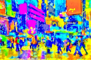 直接运动，2020 年（混合媒介）