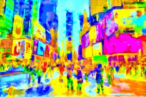 紫外线城市，2020 年（混合媒介）