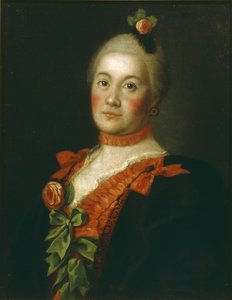 伯爵夫人塔季扬娜肖像Alexeyevna Trubetskaya，1761