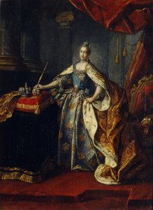 凯瑟琳二世女皇的肖像1729-1796，1762