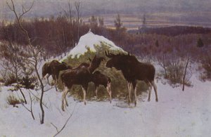 麋鹿群，1889年