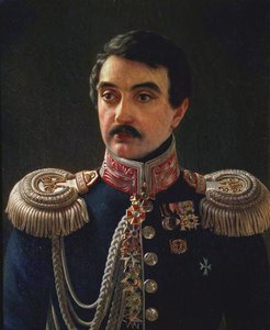 作曲家Alexis Lvov的肖像（1798-1870）