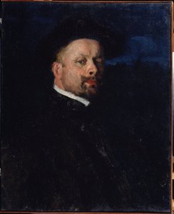 "自画像 "阿列克谢-冯-贾夫连斯基（Alexi von Jawlensky，阿列克谢-冯-贾夫连斯基）（1864-1941 年）1890 年环境区域 M. 弗鲁别尔艺术博物馆，鄂木斯克 作者 阿列克谢·冯·贾伦斯基