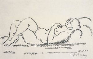 女裸体裸体女性，约1912年