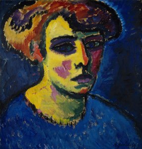 女人头，1911年 作者 Alexej von Jawlensky