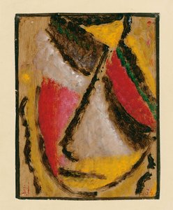 冥想，1934年 作者 阿列克谢·冯·贾伦斯基