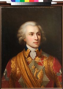 普拉东-亚历山德罗维奇-祖博夫（或冯-祖博夫）亲王肖像（1767-1822 年）（P. 祖博夫亲王肖像）。年轻的军官，俄罗斯凯瑟琳二世（1729-1796 年）最后的宠臣，凯瑟琳二世确保了他的社会地位和财富。画家：阿列克谢-阿瓦瓦库姆 作者 阿列克谢·阿夫瓦库莫维奇·瑙莫夫