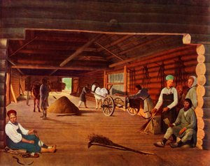 Fliling the Grain，c1821，1965。