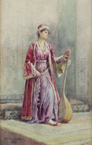 一位后宫音乐家，1888年 作者 亚历克西娜·麦克里奇
