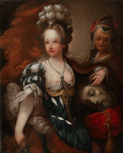 带着Holofernes头颅的Judith，18世纪中期。