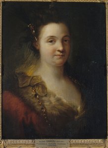 杜克洛小姐，约 1700 年（布面油画） 作者 亚历克西斯·格里穆