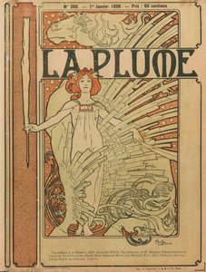 La Plume第209期的封面，1898年。